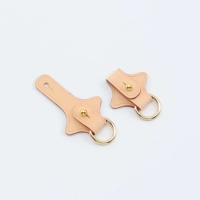 Четырехлистный клевер, обесцвеченная кожа, противоизносная пряжка [2 шт.]