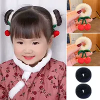 Белый плюшевый пончик, 2 шт, 2 шт