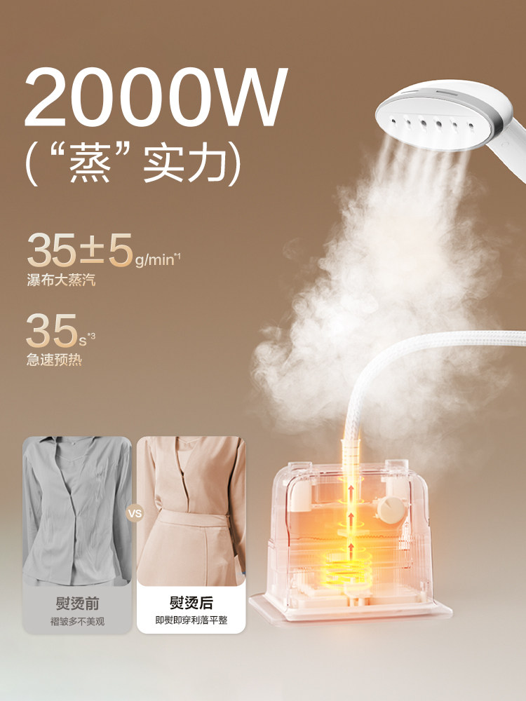 Supor 2025 New Vertical Garment Steamer Household Steam Iron Flat Ironing All-In-One Commercial Ironing Machine