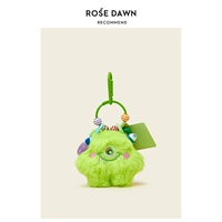 Зеленая плюшевая кукла