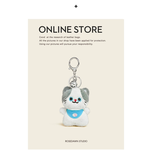 Оригинальная дизайнерская плюшевая высококлассная кукла, брелок, котенок, подарок на день рождения