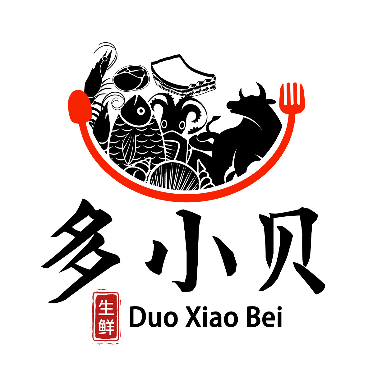多小贝旗舰店的LOGO
