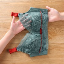 Magnetiless iron-free electronic factory for work women underwear full cups Thai latex large breasts with small bra without steel ring