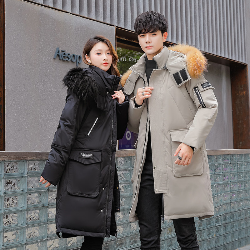 UCSU 22年冬季 情侣中长款连帽羽绒服 天猫优惠券折后¥159起包邮(¥1159-1000)男、女多色可选