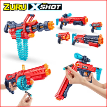 ZURU Children Soft Bullet Boy Toy Xshot Transmitter Sub-wheel High Capacity Gatlin Connection Gun