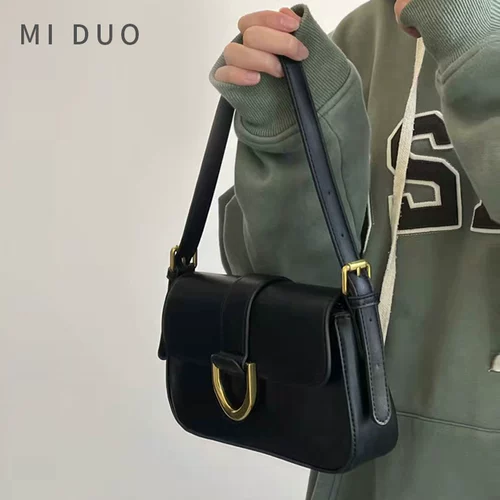 Модная универсальная сумка на одно плечо, премиум класс, осенняя, тренд сезона