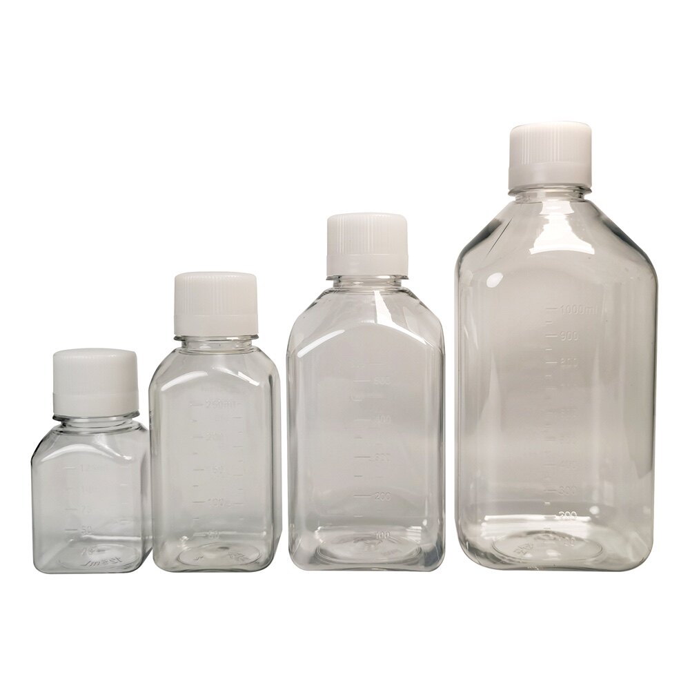 Servicebio 125mL250mL500mL1000mL透明试剂瓶 圆肩 含盖无菌无酶