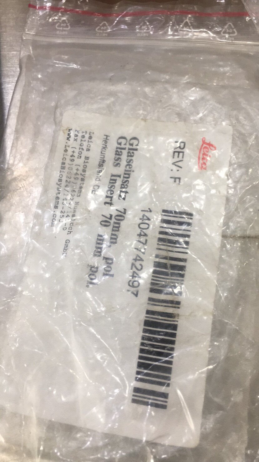 莱卡冰冻切片机防卷板14047742497样品托玻璃板 Leica1850 1950