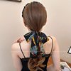 Retro Ribbon Headband with Integrated Braided Hair, Women's 2025 New Style High Cranial Top Hairband for Daily Wear