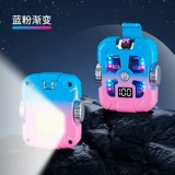 Креативный волчок, двухдуговая ветрозащитная зажигалка с зарядкой для пальца с подсветкой, популярно в интернете, антистресс