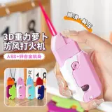 Креативная ветрозащитная неоновая зажигалка, популярно в интернете, 3D