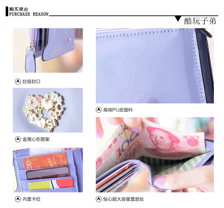 бумажник wallet for women lady zipper female girl bag OTHER