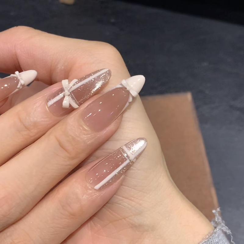【Girl's Hymn】Handmade, Versatile, Two-Tone Gradient Detachable Wearable Nails