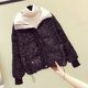 Foreign trade brand cutting label orphan sample clothing sequined down cotton clothing women's loose stand-up collar short bread clothing cotton jacket