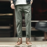 Японские осенние штаны для отдыха, свободный прямой крой, в американском стиле