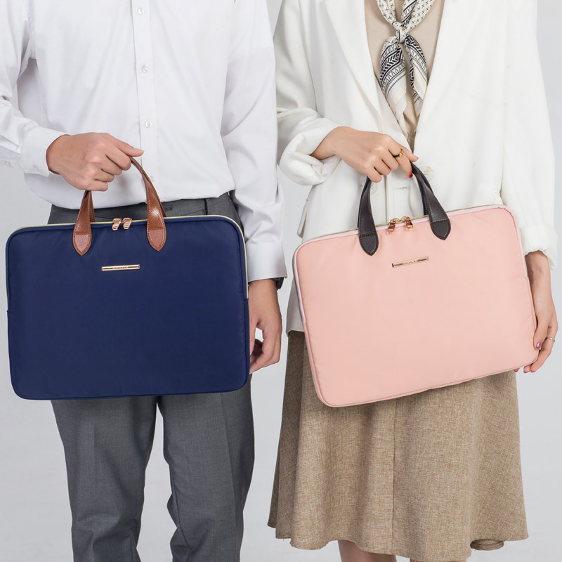 Fashionable Lightweight кожзаменитель Leather Handle Computer Bag Busin 
