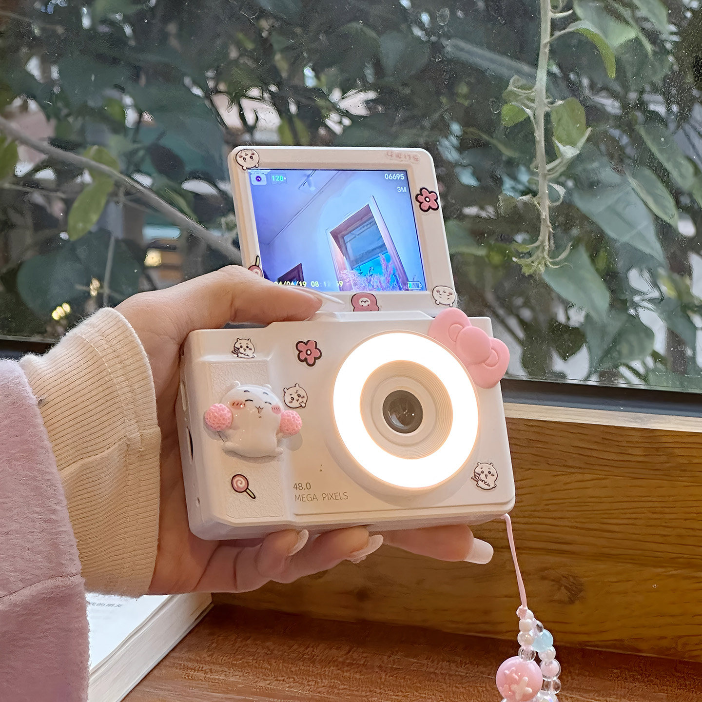 Student Party Flip-Screen Ccd Camera Dslr Digital Camera High-Definition Travel Photography Entry-Level for Girls to Replace Ccd