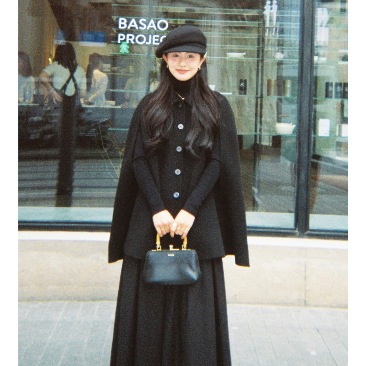 EAR RAE ears paparazzi full man self-leaving 830g handmade bifacial, cloak coat 100 wool jacket woman-Taobao