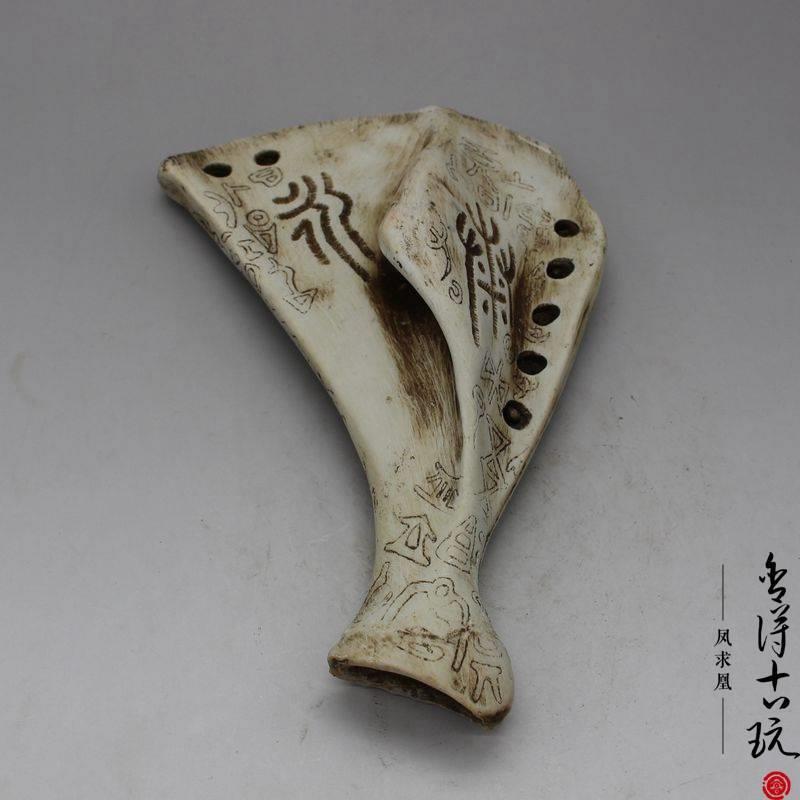 Resin Oracle Bone Imitation Hard Realistic Small Ornament Turtle Bone Script Fossil Children's Ancient Cognition Early Animal Education Toy Model