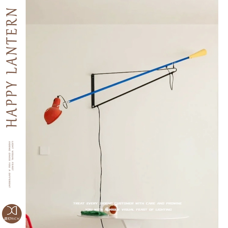 Italian Flo 265 Long-Arm Living Room and Dining Room Wall Lamp Designer Industrial Style Swing Arm Long Pole Minimalist Reading Lamp Italian Flo 265 Long-Arm Living Room and Dining Room Wall Lamp Designer Industrial Style Swing Arm Long Pole Minimalist Reading Lamp