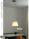 Italian Adjustable Dining Chandelier Tolomeo Swing Arm Vintage Study Dining Room Designer Multifunctional Area Lamp