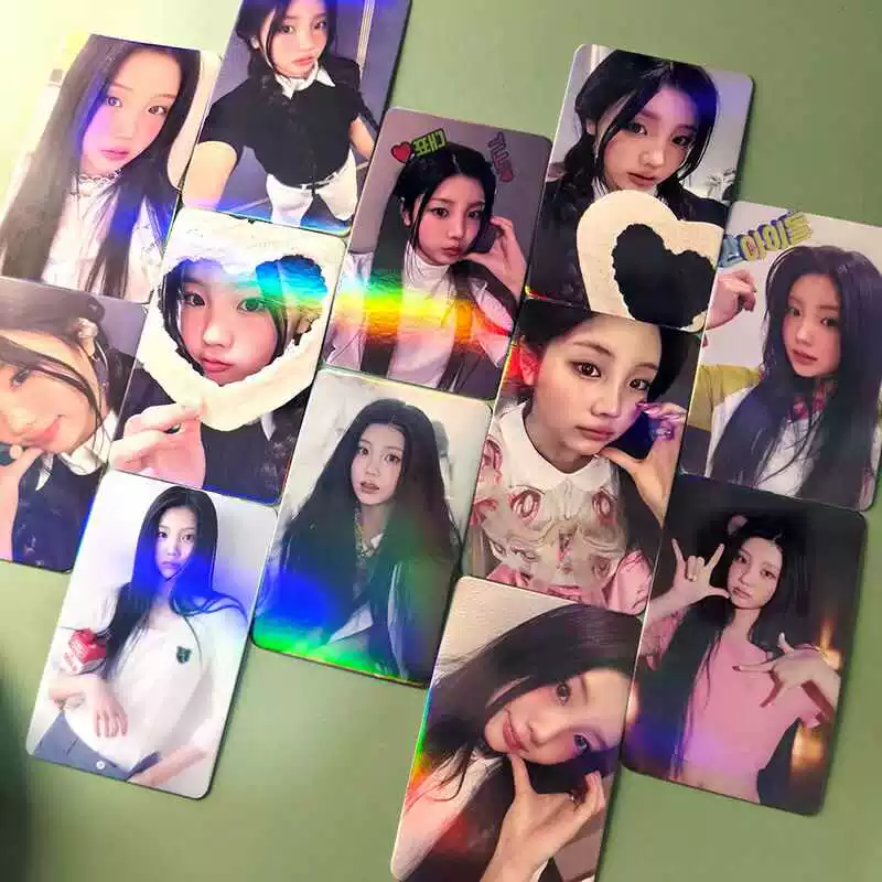 [李沅禧镭射小卡ILLIT WONHEE周边自印拍立得LOMO卡专辑卡明星卡片]