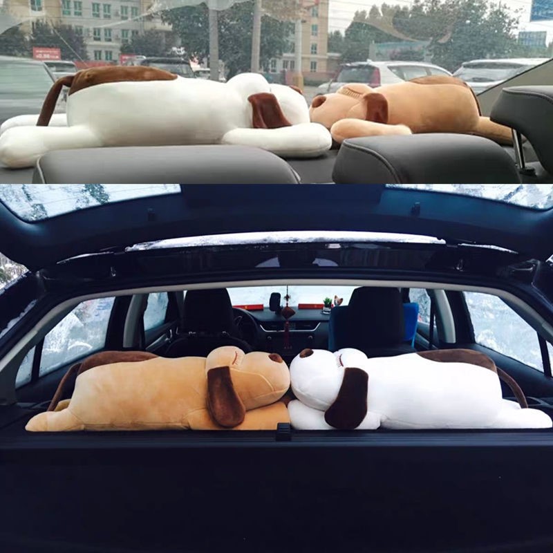Car rear window swing piece holding pillow windshield to taste in addition to formaldehyde Charcoal Bag Groveling Dog Paparazzi Doll In-car Accessories