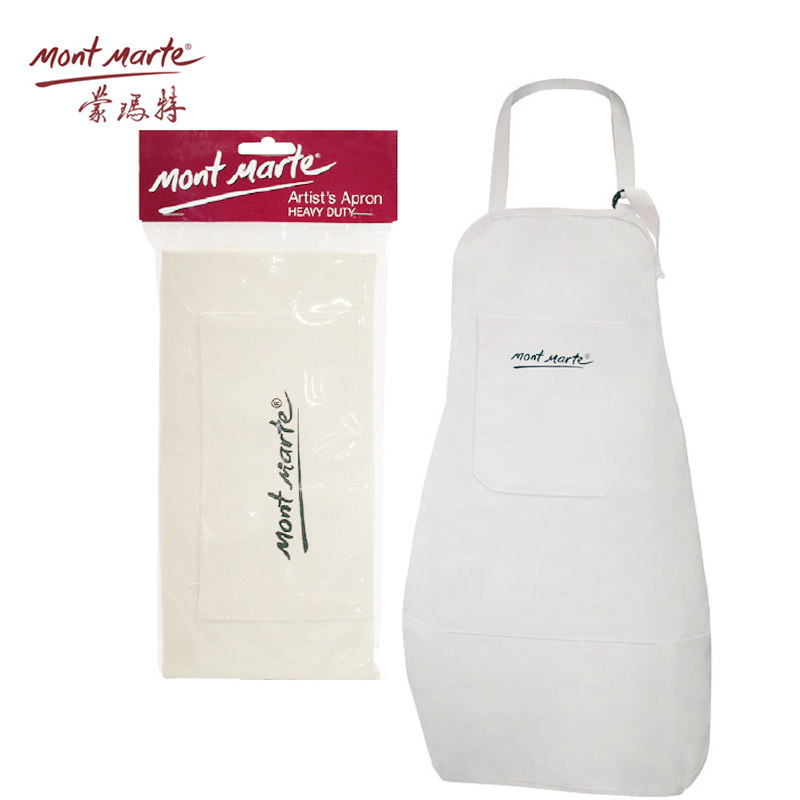 Montmart cotton apron painting special multi-pocket painting supplies simple cotton apron anti-dirt canvas skirt