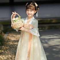 Ancient style props portable small flower basket pastoral photo picnic rattan basket photography photo Hanfu catwalk flower arrangement