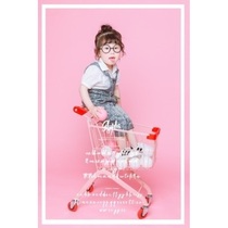 Childrens supermarket shopping cart childrens play house toy baby birthday gift metal trolley mini childrens fun car