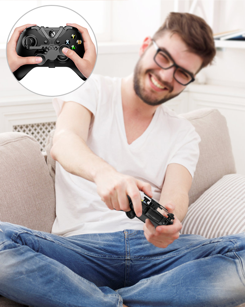 Amazon mua vô lăng xbox hỗ trợ xử lý trò chơi đua xe Tay lái mini Xbox One - XBOX kết hợp tay cầm chơi game fo4