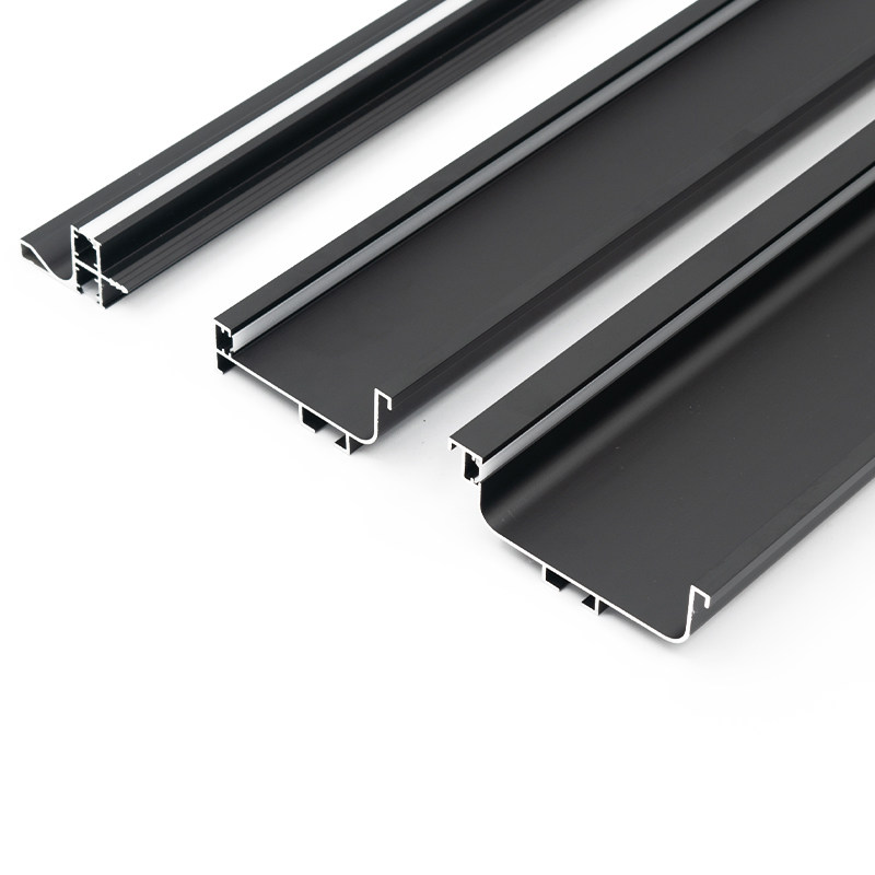 Lamp with integral cabinet handle-free lamp profile hardware invisible kitchen cabinet aluminum alloy drawer embedded cabinet door aluminum