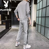 Playboy, мужская толстовка, осенний утепленный зимний комплект для отдыха