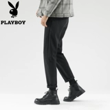 Playboy, Martens, мужские шерстяные демисезонные штаны, трендовые джинсы с начесом, зимние повседневные брюки, костюм, размер