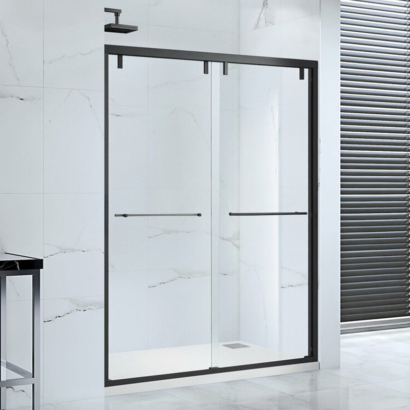 Shower room partition one-solid one-shift bathroom stainless steel custom glass shifting door dry and wet separation