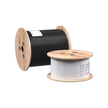 National standard telecommunications grade indoor and outdoor covered fiber cable single core white black 1 core 2 core 4 core optical fiber cable outdoor optical communication optical cable covered fiber cable 3 steel wire double core black separated butterfly