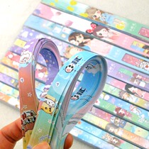 1 1cm Stars Paper Flowers Girl Cartoon Girl Pattern Folded Paper Handmade Paper Lucky Stars paper 1120P Christmas