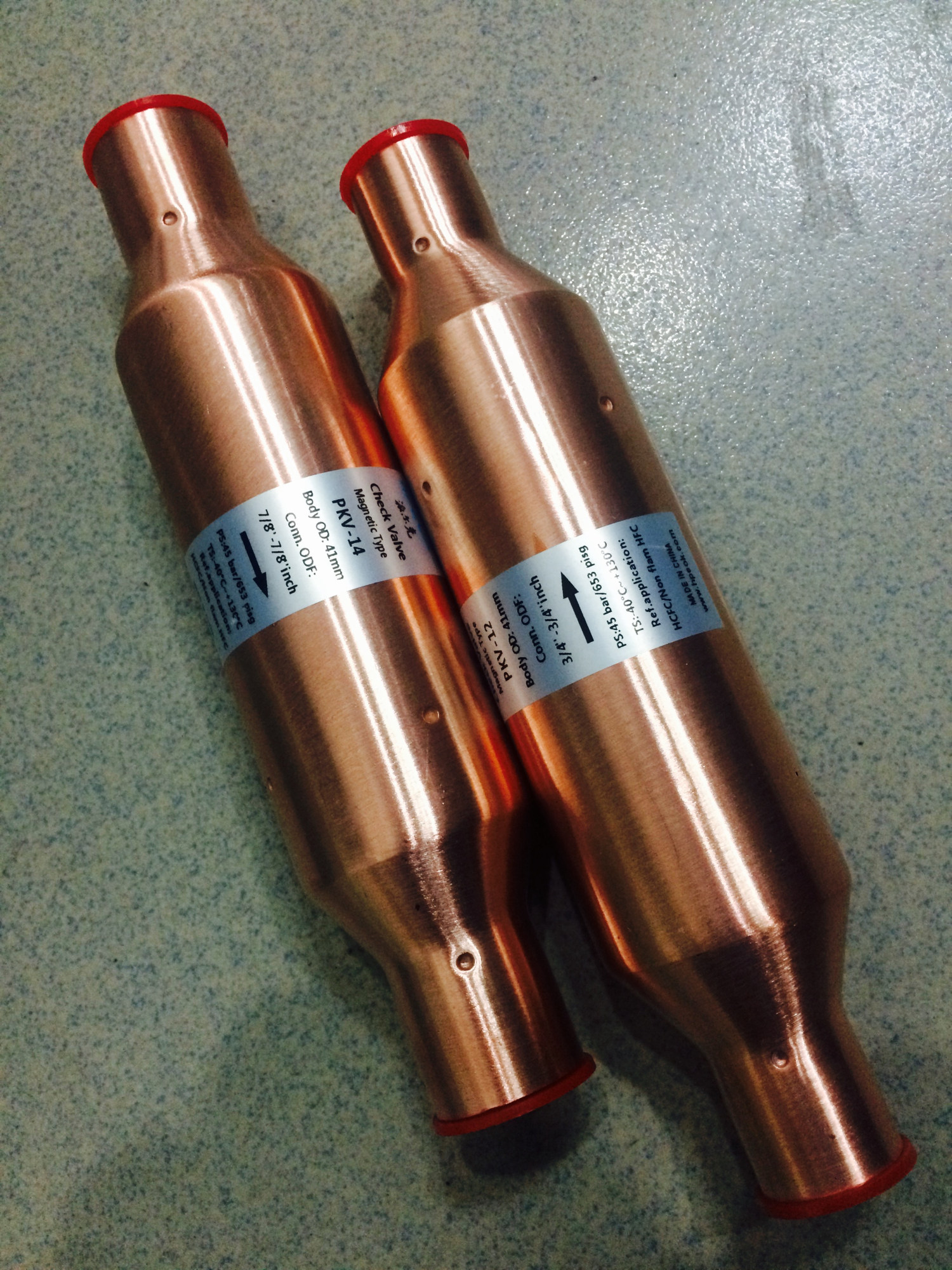 One - way valve 12mm welding mouth Parallel unit Hot Fluoride Crost Storage Valve Cold Storage Air Conditioning Refrigeration Special