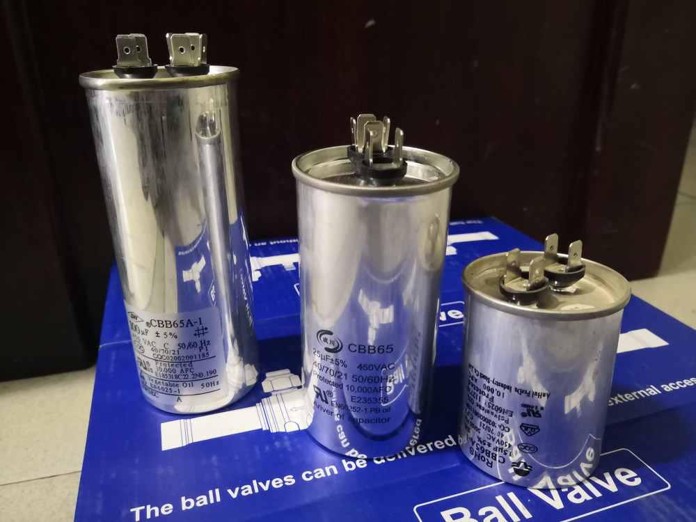 CBB65A-1 450V Refrigerator Refrigeration Air Conditioning Compressor Capacitor 20 25 30 35UF Start Running Capacitor