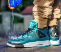 Tiger flutter Nike Air Jordan 4 Teal AJ4 lake green male and female models 705331-330