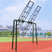 Anti-vertigo spiral ladder anti-vertigo runner roller wave wood manufacturer outdoor physical development psychological training equipment