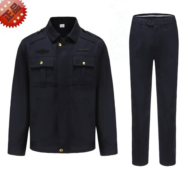 Authentic Comprehensive Duty Uniform Set for Spring and Autumn, Large Size, New Department Style, Unisex Woolen Jacket, Formal Duty Workwear