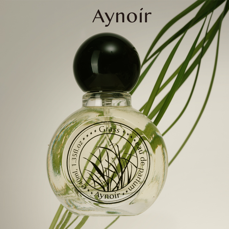 Aynoir Green Grass Perfume Unisex Smell of Freshly Mowed Grass Long-Lasting Eau De Toilette after Rain Cucumber Niche Fragrance