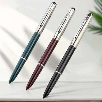 Eternal Life Fountain Pen Classic Old Model Squeeze-Ink Vintage Fountain Pen Student-Specific for Calligraphy Adult Office Hard Pen