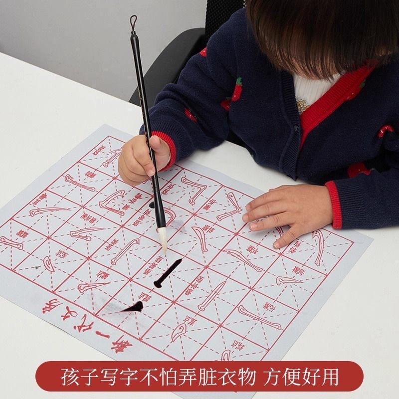 Water Writing Cloth Brush Set, Four Treasures of the Study, Student Calligraphy Practice Set, Brush, Water Butterfly, Water Writing Cloth Set