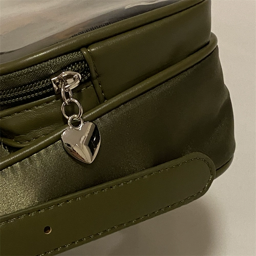 Мешочек от боли Цянь Ибо ｜Микро-бар с атласной текстурой Сумка через плечо Jiguzi для хранения вещей с украшением из ленты