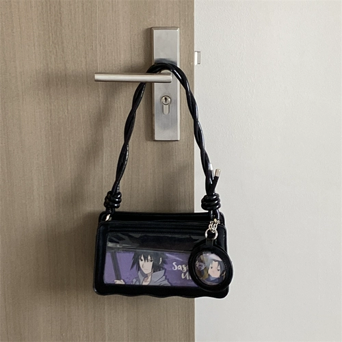 Оригинальная черная сумка на одно плечо, сумка через плечо