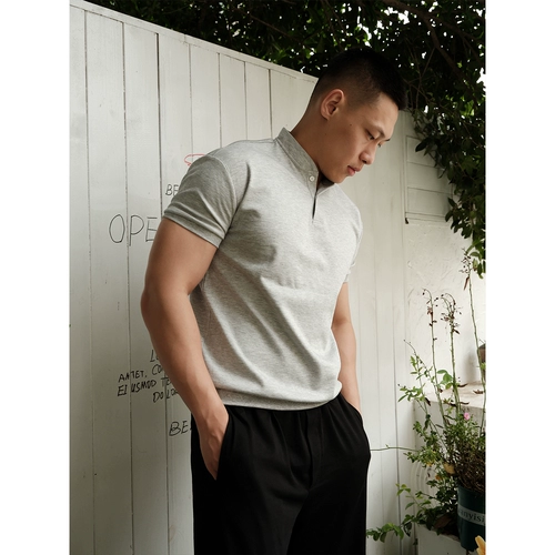 Элегантная быстросохнущая дышащая футболка, в американском стиле, короткий рукав, модернизированная версия