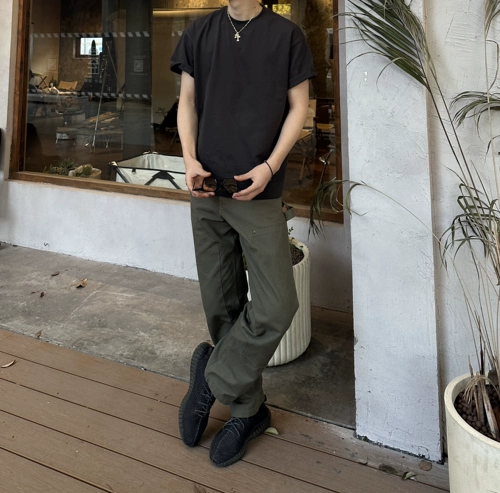 GTAL American B01 Limading Pants Straight Loose Vibe Vibe Vib