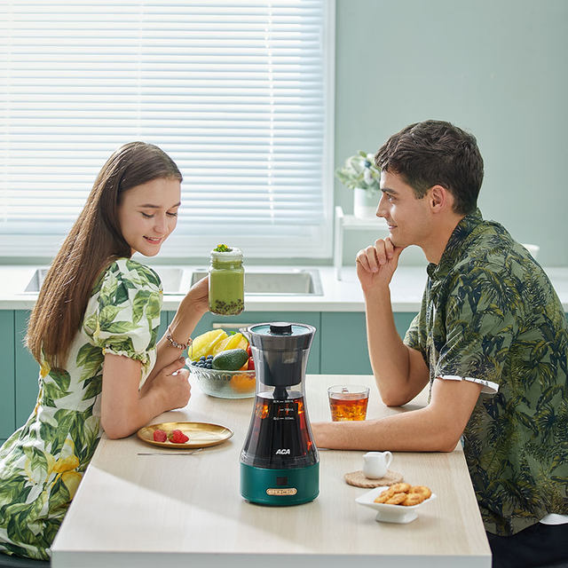 Aca/North American Electric Appliance Stirring Tea Cup Cold Brew Fruit and Flower Health Tea Pot American Cold Brew Coffee Maker Fully Automatic